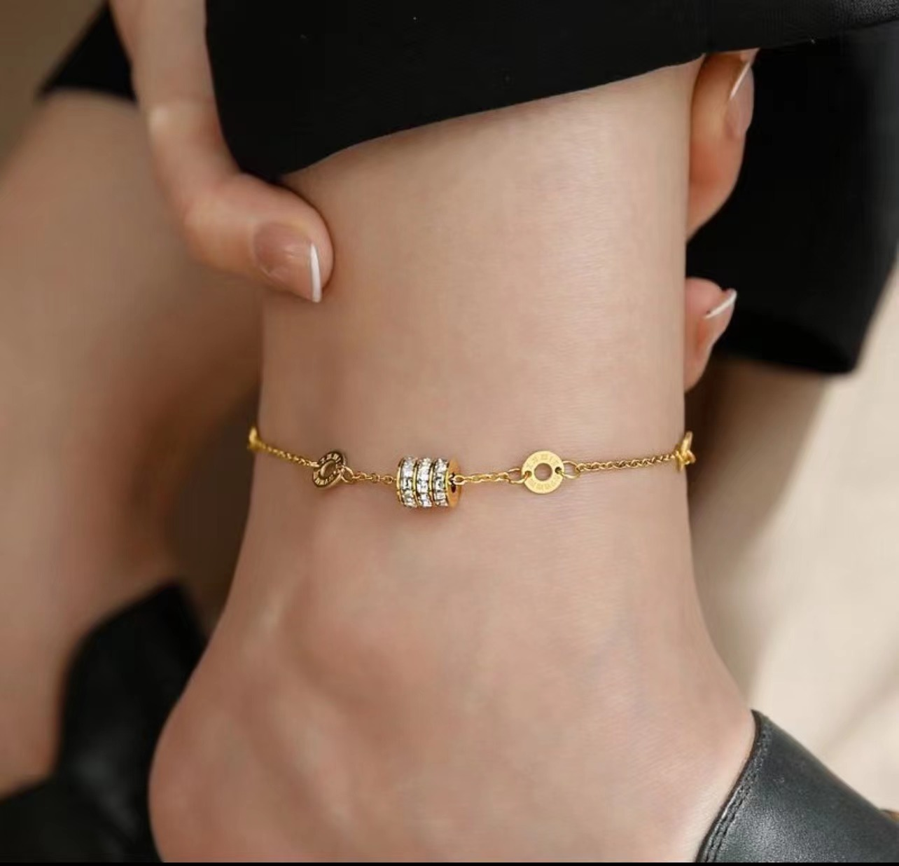 Wholesale stainless steel anklet style