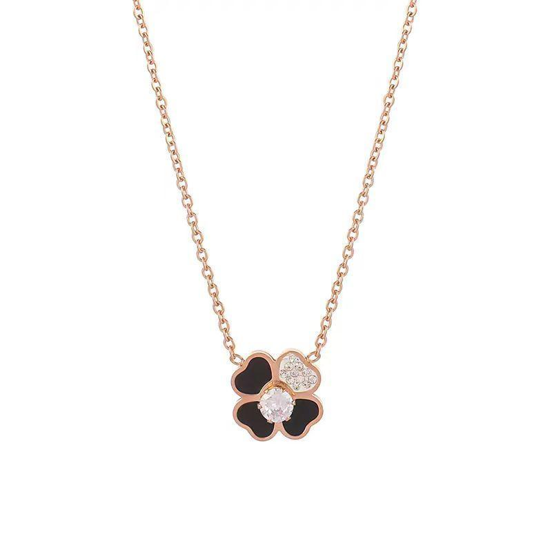 Gold stainless steel necklace sample