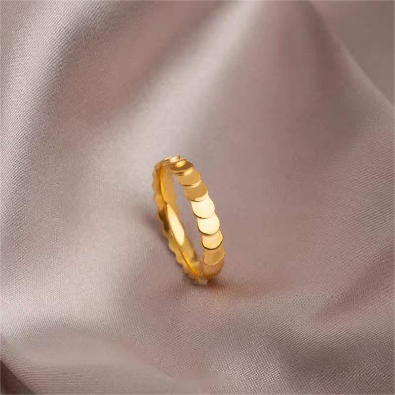 Minimal stainless steel ring for resale